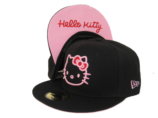 Hello Kitty Black Fitted Hat LX 0512